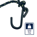 Grunt 3mm x 1.8m Rope Ratchet Tie Downs Auto Lock 2 Pack