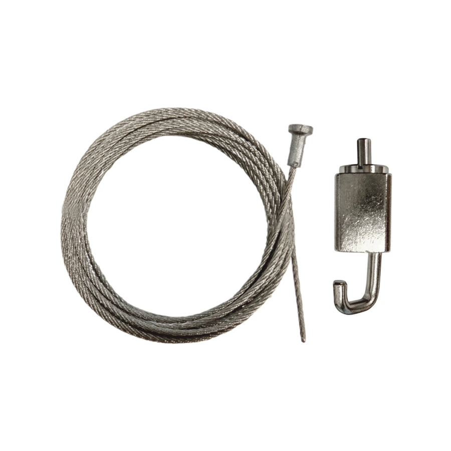 Gallery@Home 25kg Adjustable Hook and Metal Wire Set - Stainless Steel & Brass