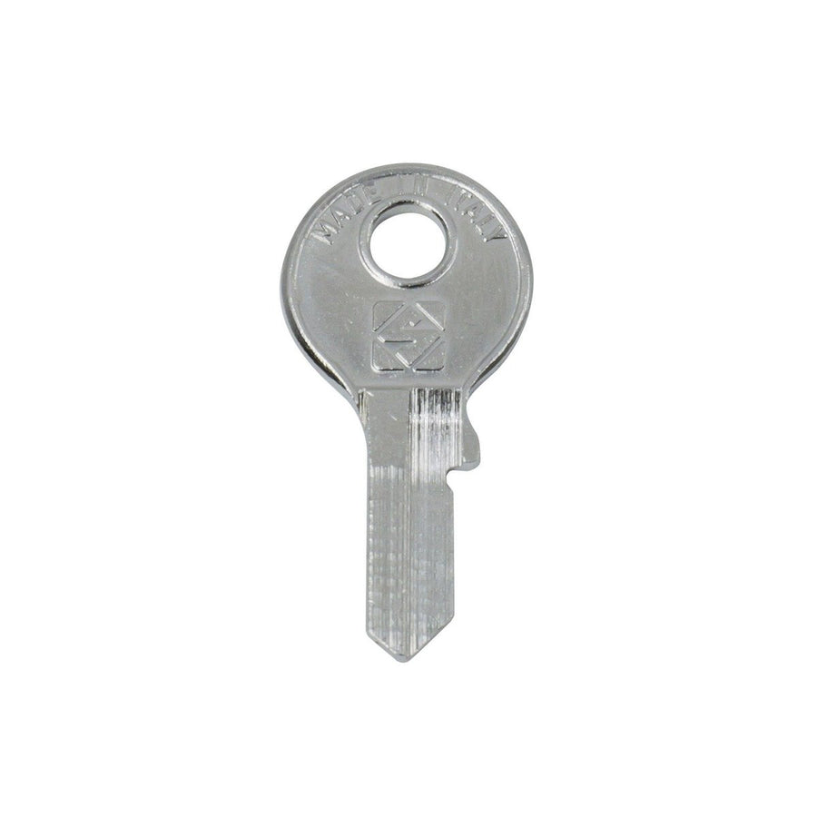 Ehi vi088 Silver Blank Padlock Key - Durable Nickel Plated Brass - SuperSaverAU - view 1