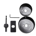 Craftright 5 Piece Downlight Holesaw Set - 70mm 72mm 90mm 92mm - Black - SuperSaverAU - view 1