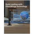 Philips 5000 Series tower fan - 5 speeds - SilentWings quiet operation - Charcoal - CX5550-01