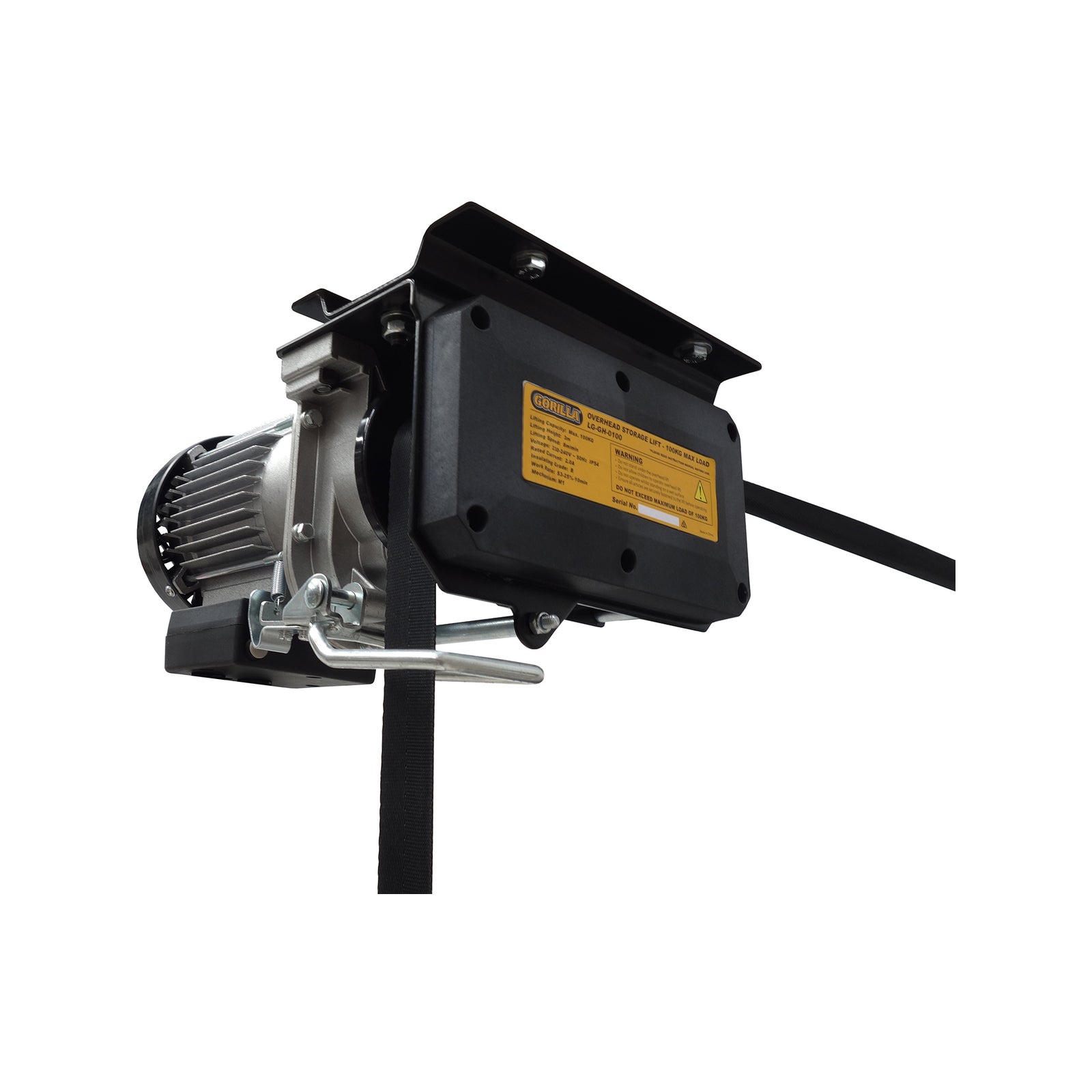 Gorilla 100kg Overhead Storage Lift, Indoor Garage Ceiling Hoist