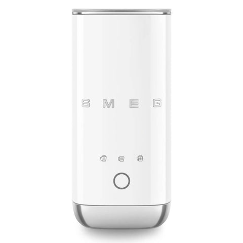 Smeg 50s Retro Style Milk Frother 180ml - White, Hot Milk, Hot Froth and Cold Froth - MFF02WHAU