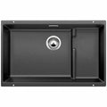 Blanco SUBLINE two level undermount sink - Anthracite granite composite, rear waste - SUBLINE700UL