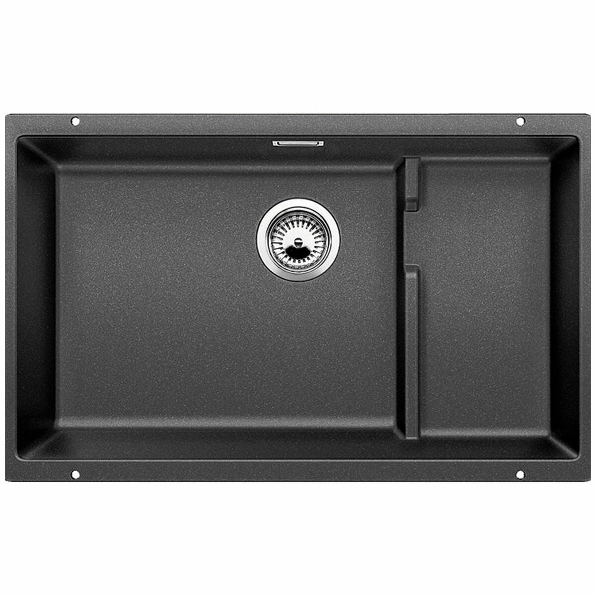 Blanco SUBLINE two level undermount sink - Anthracite granite composite, rear waste - SUBLINE700UL