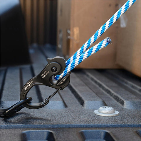 Nite Ize Large Camjam Xt Aluminium Rope and Cord Tighteners - 500 lbs - Black - SuperSaverAU - view 2