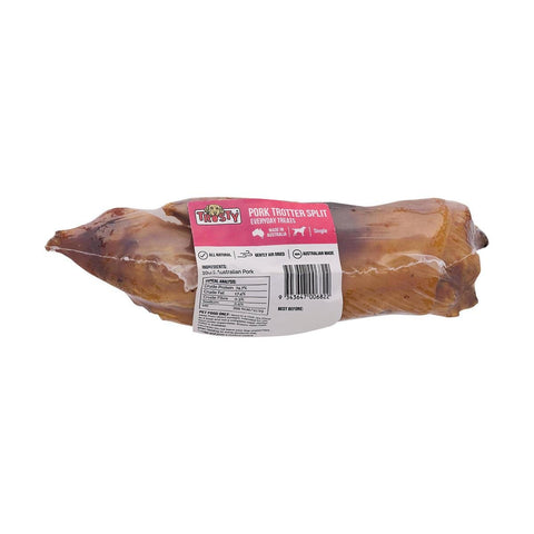 Trusty Air Dried Pork Trotters Dog Treats - 100g - All-Natural Crunchy Chew - SuperSaverAU - view 1