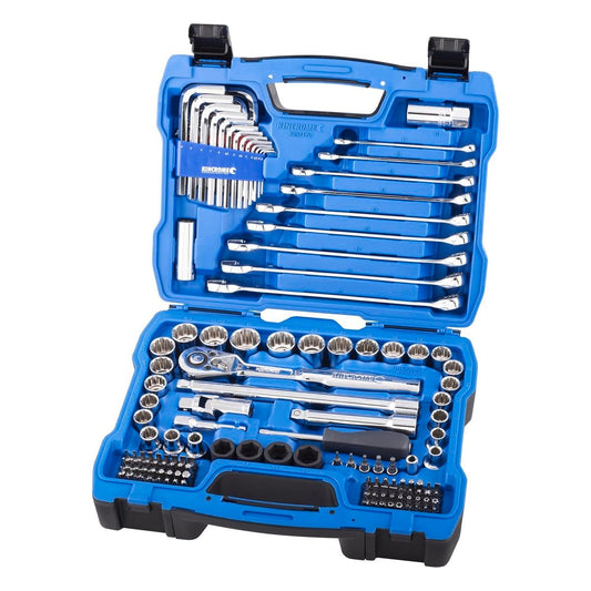 Kincrome Socket Set - 148 Piece - Chrome Vanadium Steel - Ratcheting