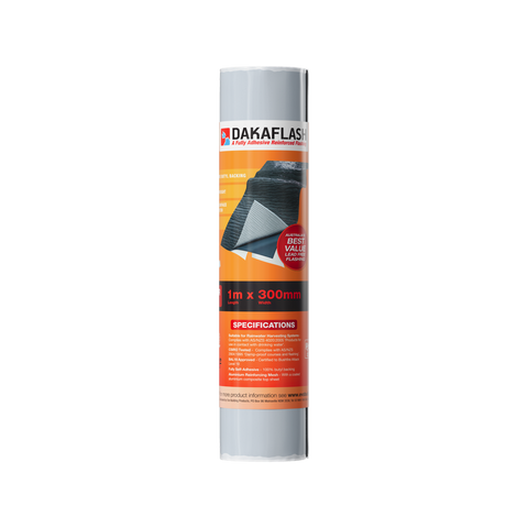 Dakaflash 300 Lead Free Flashing - 300mm x 1m - Black - Waterproofing - SuperSaverAU - view 1