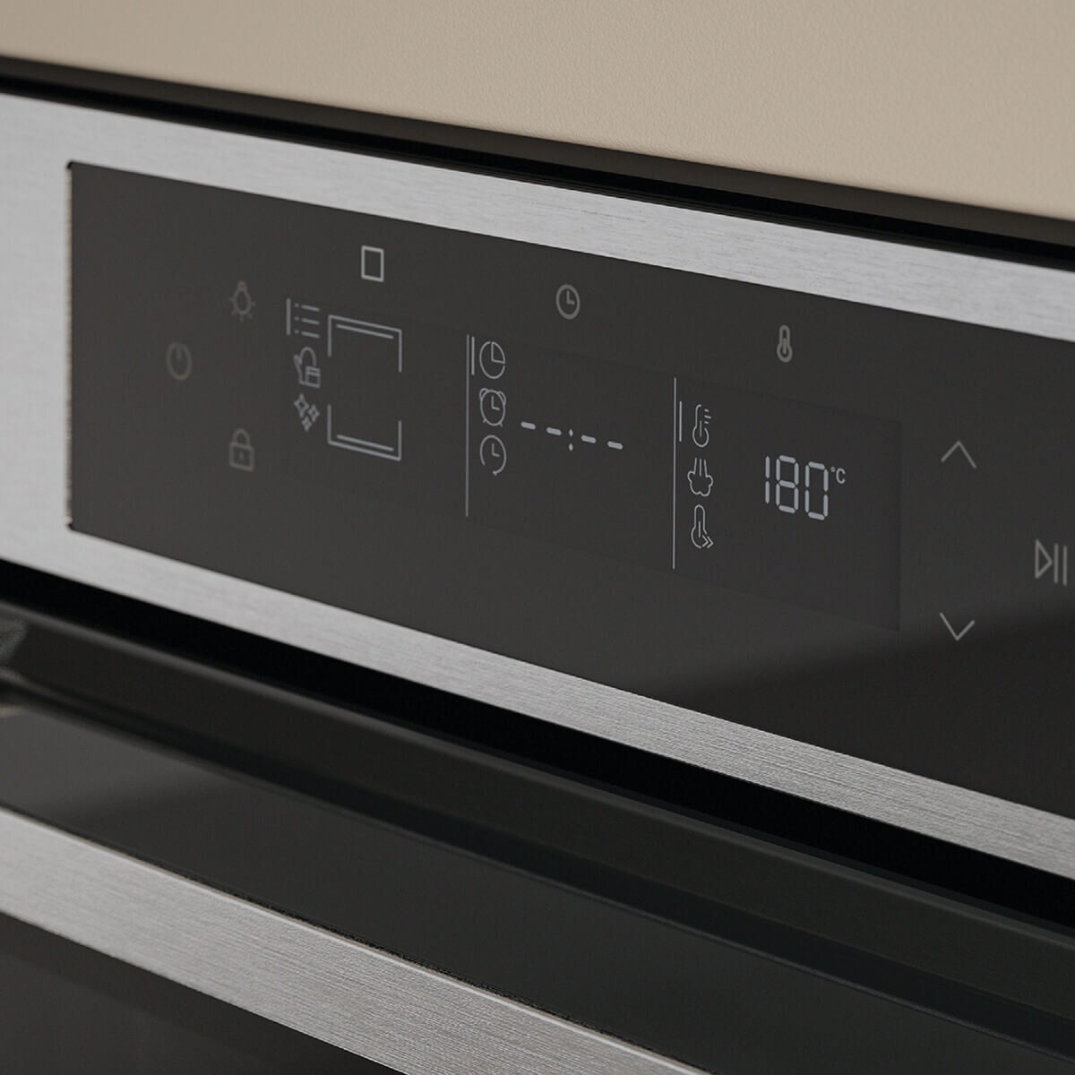 Haier 60cm 500 Series Pyrolytic Oven - 78L, 14 Functions, Steam Assist, Air Fry, Steel - HWO60S14TPX5