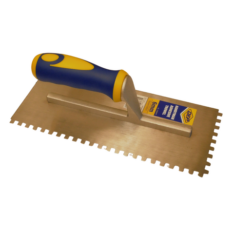 QEP 6mm Square Notch Adhesive Trowel Carbon Steel Polymer Handle - SuperSaverAU - view 1