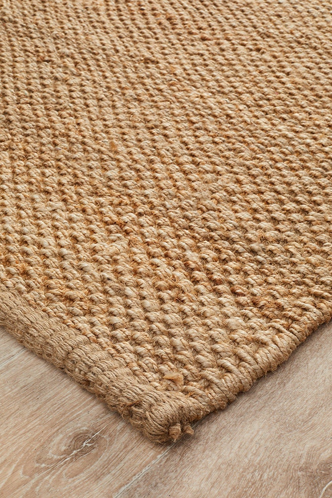 Rug Culture Atrium Medium Rug 220X150 - Natural Jute, Hand Woven Flatwoven - ATRBASKNAT220X150