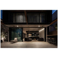 Schweigen 120cm Ceiling Cassette Rangehood - Black Glass, 3000m³/h, Twin Motors - UM422G-12SP2PAK