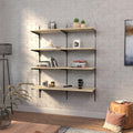 Flexi Storage Home Solutions Black Single Slot Bracket 300mm Steel Durable - SuperSaverAU - view 2