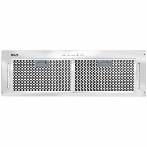ILVE 90cm Under Cupboard Rangehood - Stainless Steel - 850m³/h - Twin LED Strip Lights - IVUM90X
