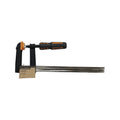 Craftright 80 x 300mm F Clamp Malleable Cast Iron with Protective Jaw Pads