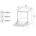 Artusi 60cm Freestanding Dishwasher 13 Place Settings - Black, Eco Wash, Delay Start - ADW5002B