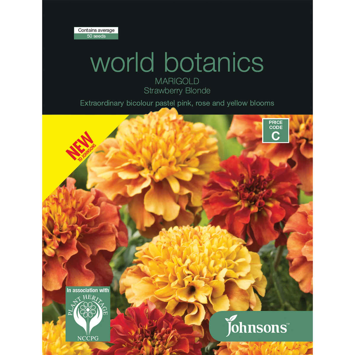 Johnsons Marigold - 50 Seeds - Seed - Attracts Bees and Butterflies - SuperSaverAU - view 1