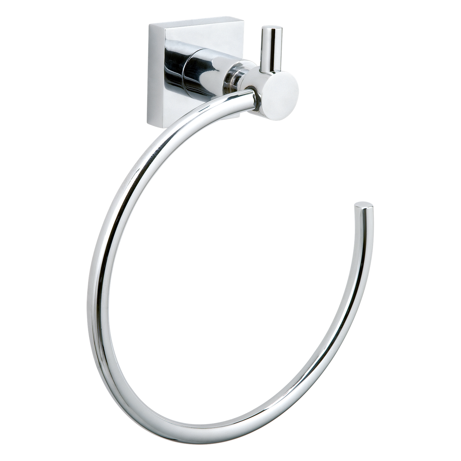 tesa Hukk Self-Adhesive Chromed Metal Towel Ring
