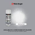 White Knight Rust Guard Epoxy Enamel Spray Paint 310g - White Gloss, Solvent Based Metal Finish