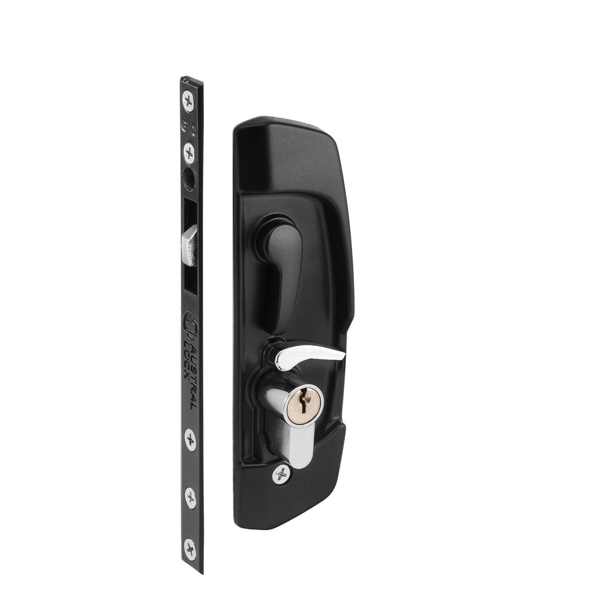 Gainsborough Security Deadlock - 45mm - Black - Anti-Lift Pin - SuperSaverAU - view 1