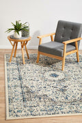 Rug Culture Evoke Medium White Polypropylene Rug 230x160cm - Power Loomed - EVO251WHI230X160
