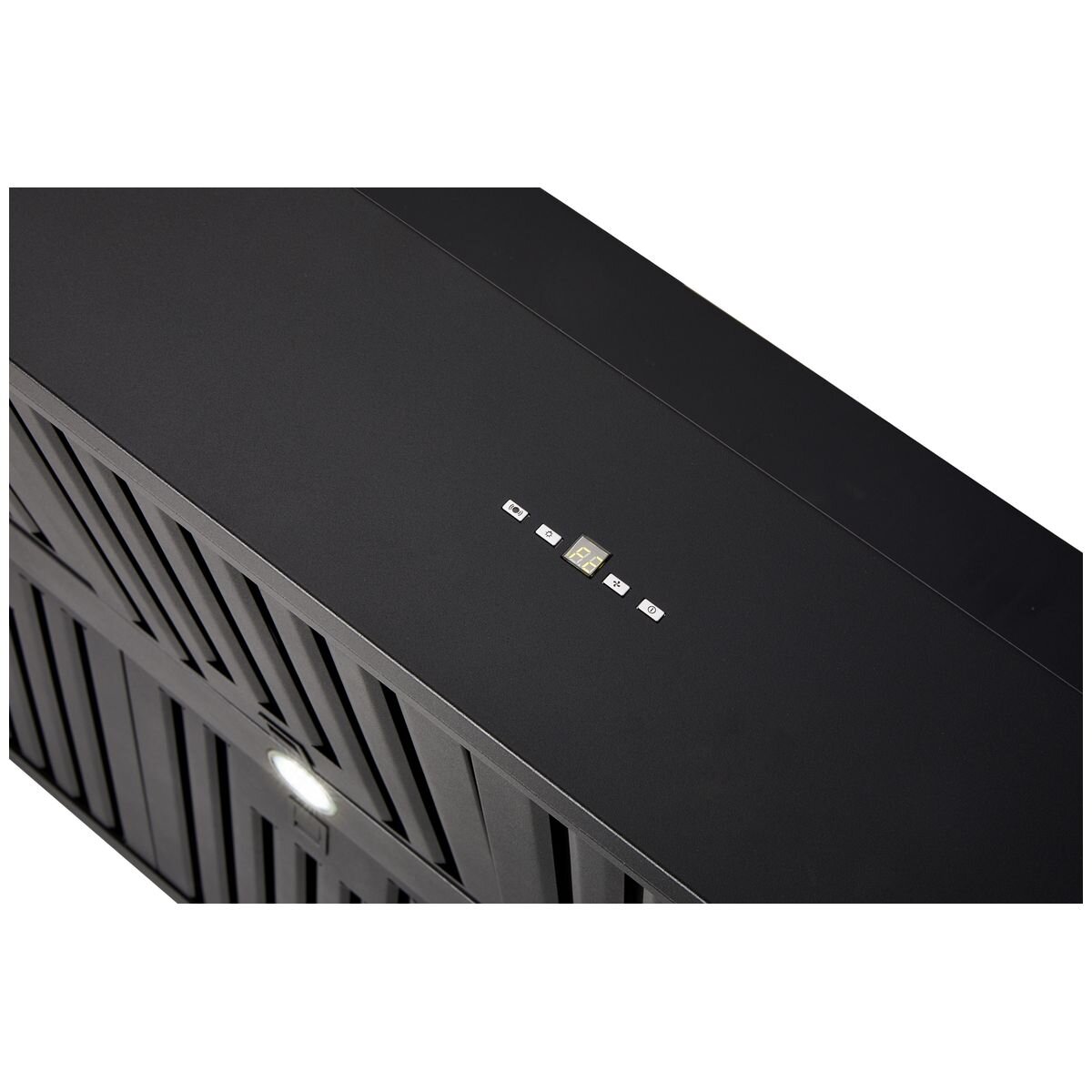 Schweigen 150cm BBQ Canopy Rangehood - Matte Black, 2500m³/h, Twin Internal Motors, Remote - CL7375BPAK