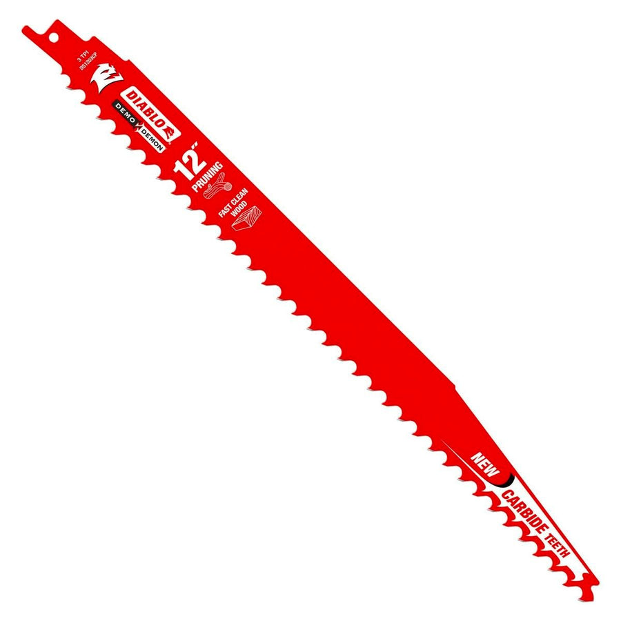 Diablo Reciprocating Saw Blade - 12" - Carbide - Pruning & Clean Wood - SuperSaverAU - view 1