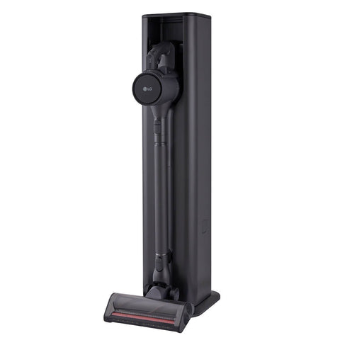 LG CordZero stick vacuum cleaner - 220W suction, auto-emptying tower, dual battery pack, graphite - A9L-TOWER2