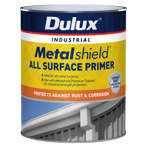 Dulux Metalshield All Surface Primer 1L Grey - Outdoor Metal Primer