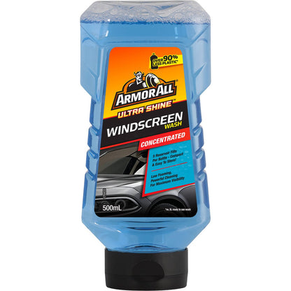 ArmorAll Windscreen Wash Concentrate 500ml - Low Foaming - Streak-Free