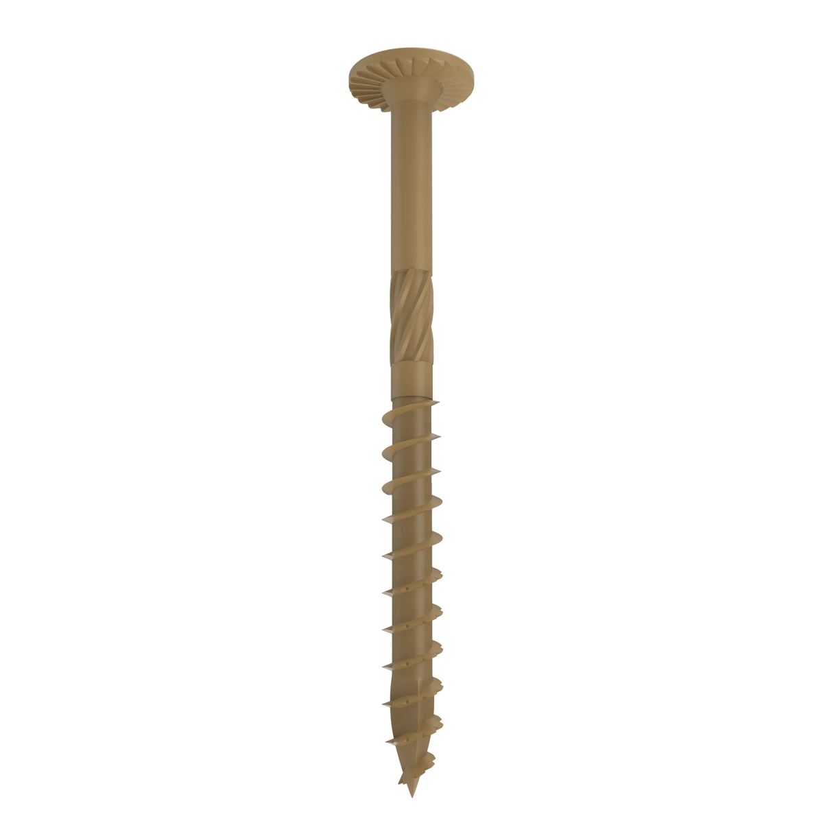 Bremick XTP 18g x 125mm T40 TechnoGuard Tan Construction Screws - 25 Pack