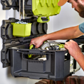 Ryobi Link Crate - Storage Solution 413mm x 203mm x 565mm - Impact-Resistant - SuperSaverAU - view 3