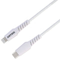 Antsig 1m USB C to Lightning Cable - White - 18W Fast Charging - Durable - SuperSaverAU - view 1