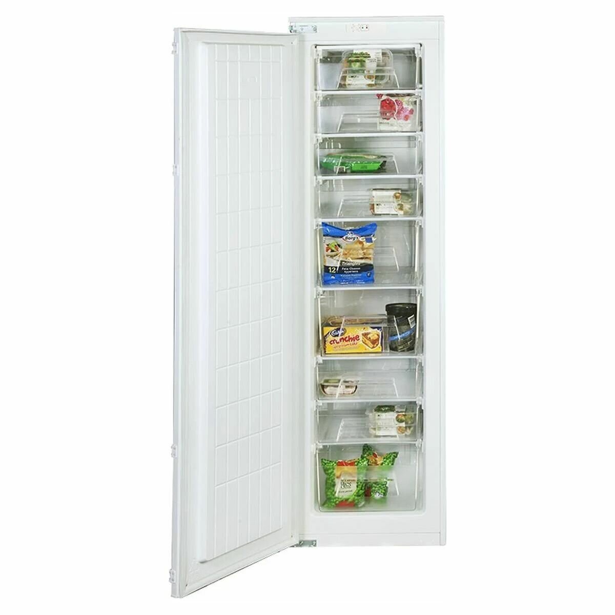 ILVE 217L Integrated Upright Freezer - Own Cabinetry Door Panel, Reversible Door, Door Alarm - ILFRZ217I