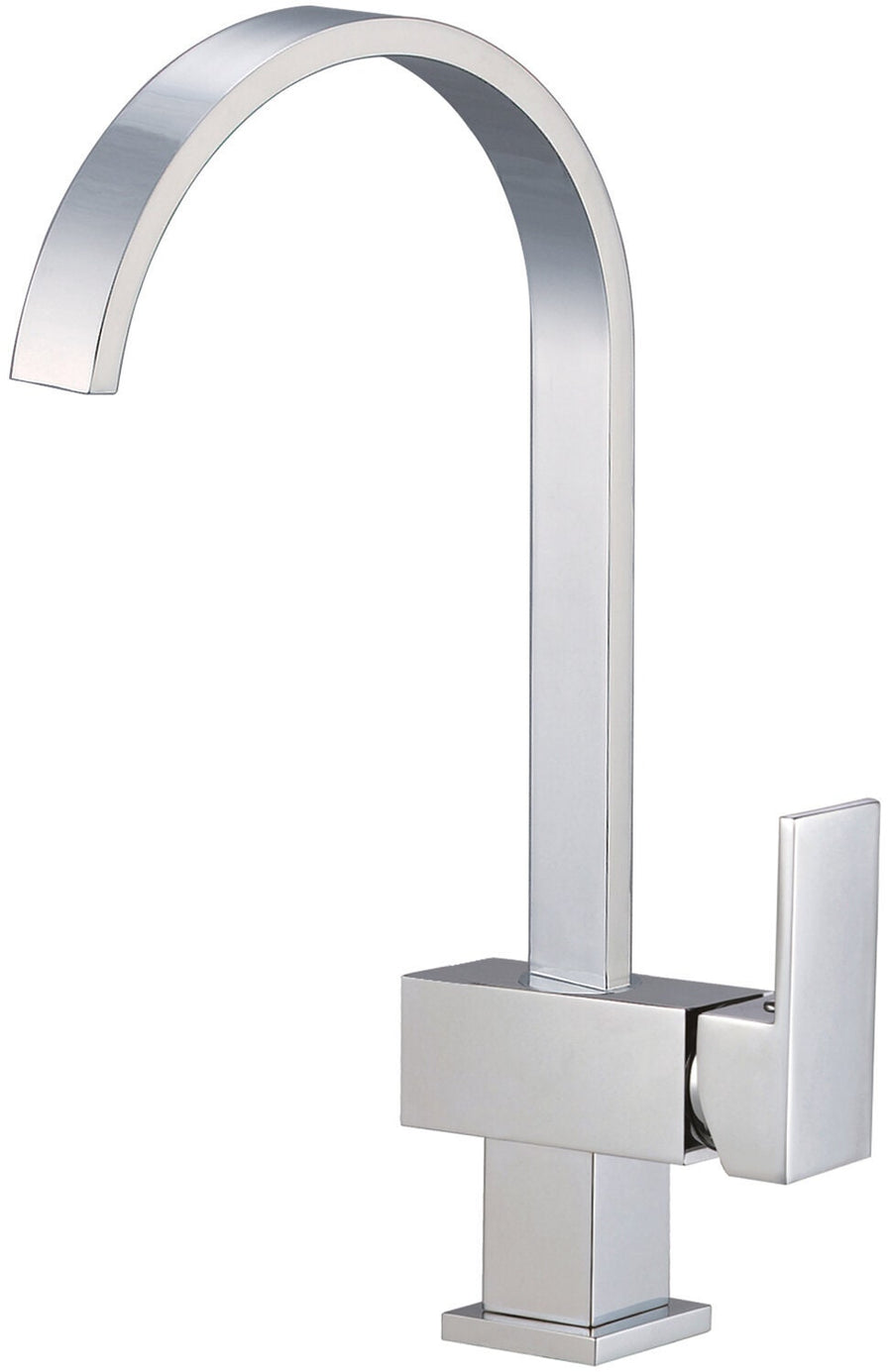 Inalto Gooseneck Sink Mixer Tap - Chrome-Plated Brass - 35mm Cartridge - 4-Star Water Rating - ISMSR