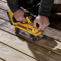 DeWalt 18V Brushless Cordless Belt Sander DCW220N-XJ - 230mm x 170mm x 340mm - Variable Speed Control - Quick Release Belt Change - SuperSaverAU - view 5