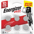 Energizer 2032 Lithium Coin Battery 6 Pack - 6 Pack - Long-lasting Power - SuperSaverAU - view 1