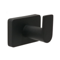Barelli Single Bath Robe Hook 60mm x 51mm x 51mm Matte Black - SuperSaverAU - view 1
