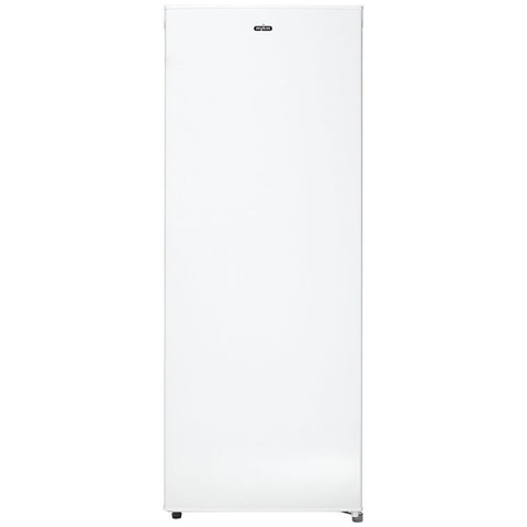 Mykin 230L Upright Fridge - Mark-Free White, Adjustable Glass Shelves, Reversible Door - MUL237W