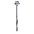 Bremick 14G x 75mm Roofing/Timber Hex Screw with Seal, Type 17 Coarse Thread - 25 Pack