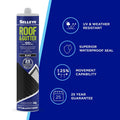 Selleys Roof and Gutter Silicone - 310g - Black - Waterproof Sealant - SuperSaverAU - view 2