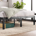 Zinus Double Metal Bed Frame - Black Steel Frame, 300kg Capacity, Tool-Free Assembly - AU-FBMMP1ZC-14D