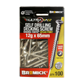 Bremick Ultrafast Stainless Steel 316 T25 Truss Head Screws 100 Pack - 12g x 65mm - Quick Installation - SuperSaverAU - view 2
