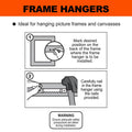 Everhang Brass Plated Steel Picture Hanging Frame Claw - 15 Pack
