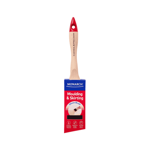 Monarch 50mm Moulding and Skirting Synthetic Paint Brush, Timber Handle
