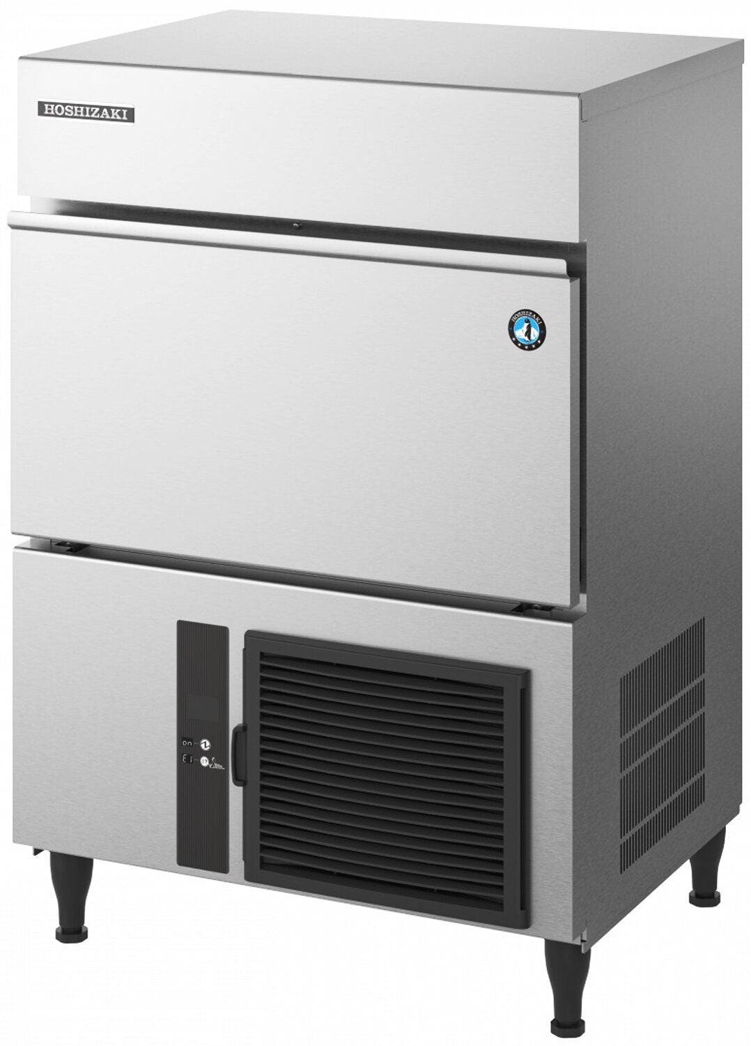 Hoshizaki cube ice maker - up to 40kg of ice per day - stainless steel - auto rinse and flush - IM-65NE-LM