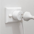 Arlec 5m Piggyback Extension Lead, 10A 2400W, Double Outlet, Indoor/Outdoor, White