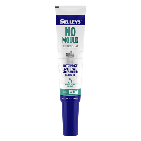 Selleys No Mould Resistant Silicone Sealant 100ml - White - 100ml - SuperSaverAU - view 1