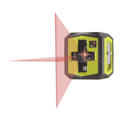 Ryobi 10m Red Cross Line Laser - Self-Levelling (RLL10RD)